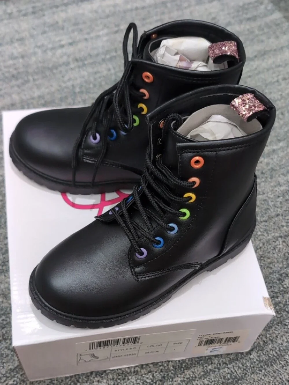 NEW Olivia Miller Girl Kids Boots Sz 1
